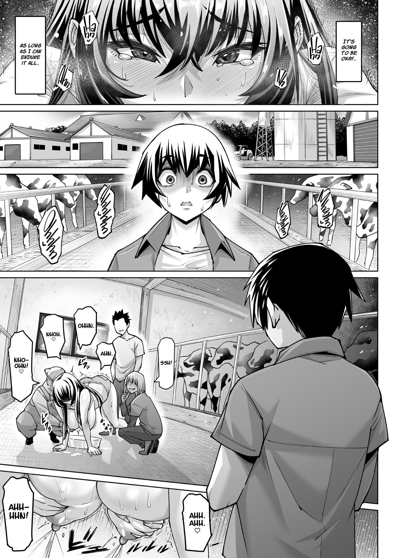 Hentai Manga Comic-Big breasted cow mom cuckold farm Mana Ushio 34 years old ~ Mother who was impregnated and kept as a livestock ~ 1-Read-21
